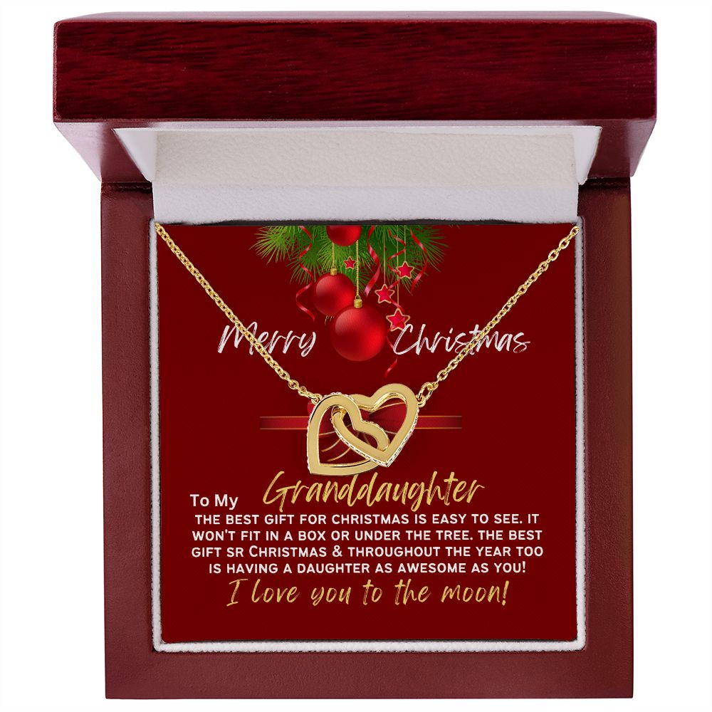 To my pretty granddaughter my gift for Christmas