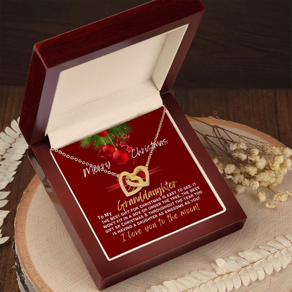 To my pretty granddaughter my gift for Christmas