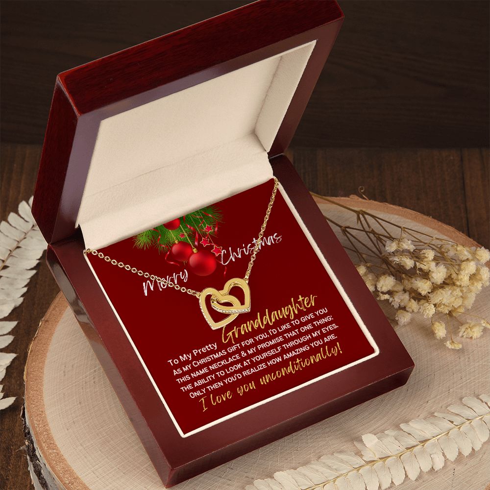 To my pretty granddaughter my gift for Christmas