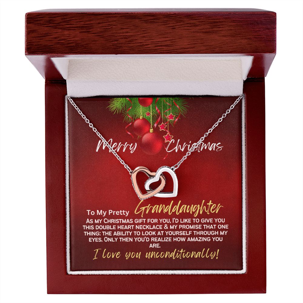 To my granddaughter, my Christmas gift for you.