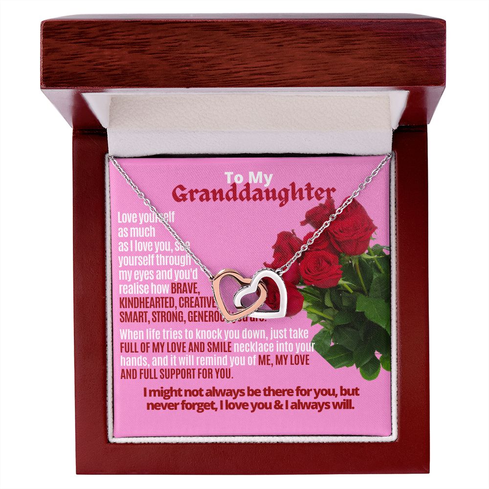 To My Granddaughter, Love yourself.