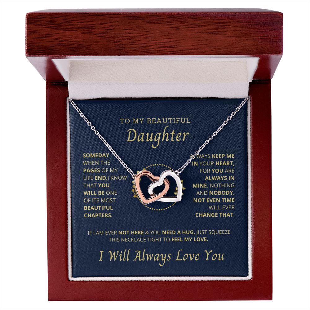 Daughter - You will Always be with me - Necklace Gift