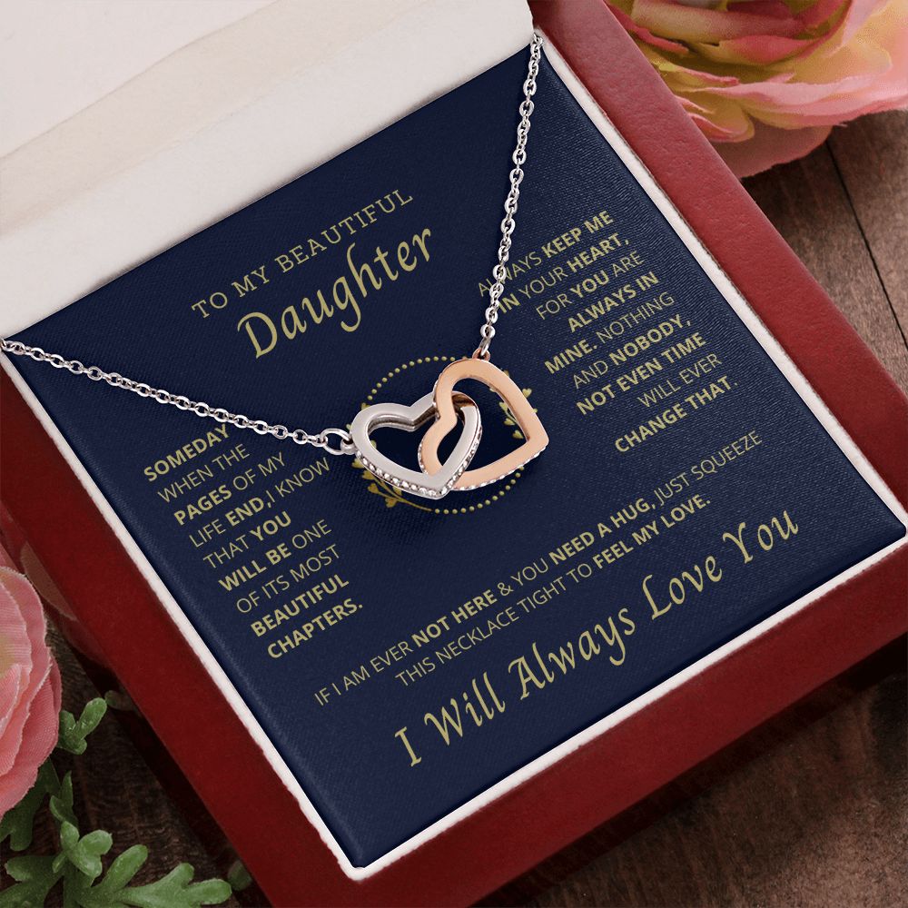Daughter - You will Always be with me - Necklace Gift
