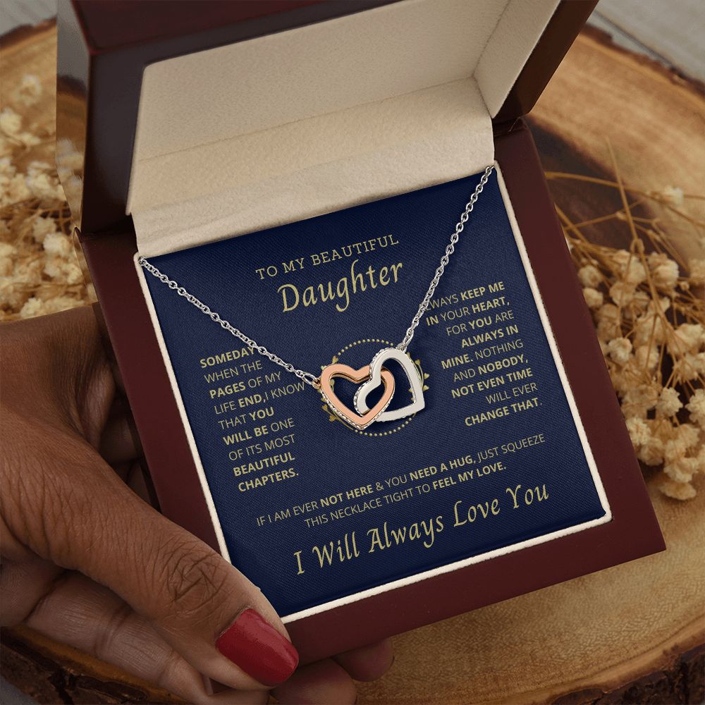 Daughter - You will Always be with me - Necklace Gift