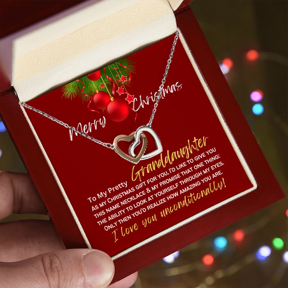 To my pretty granddaughter my gift for Christmas