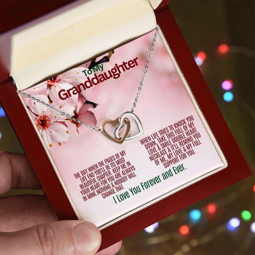 To My Granddaughter, important part of my life book.