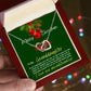 To my pretty granddaughter my gift for Christmas