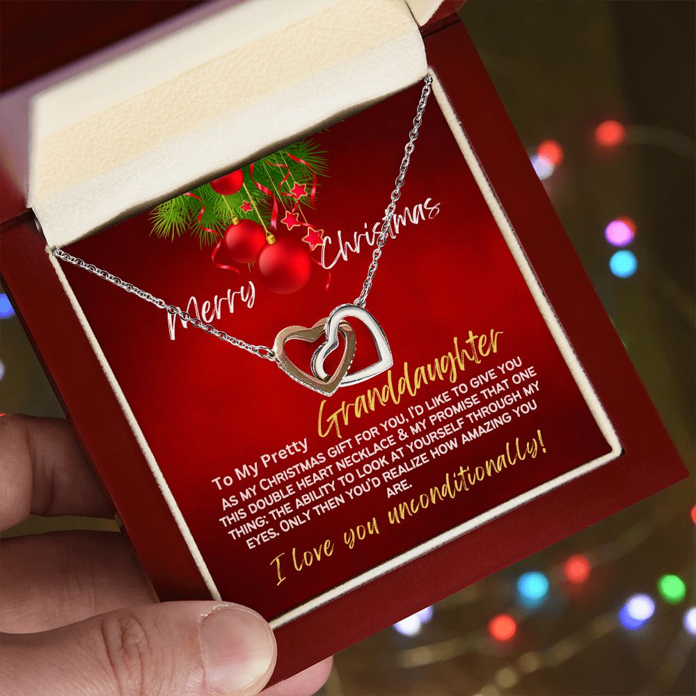 To my granddaughter, my Christmas gift for you.