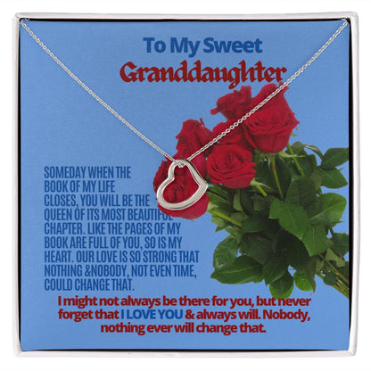 To My Granddaughter, you are an important part of my life book.