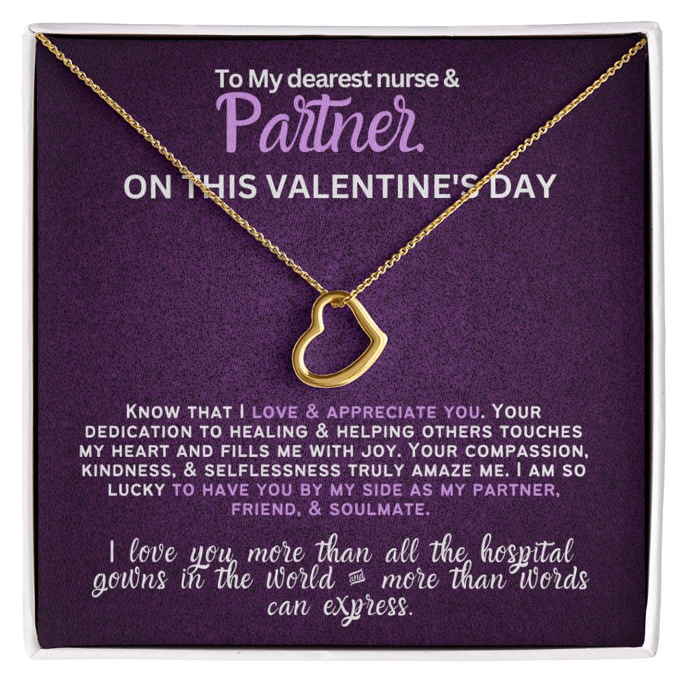 For my nurse wife or girlfriend for Valentine's Day,