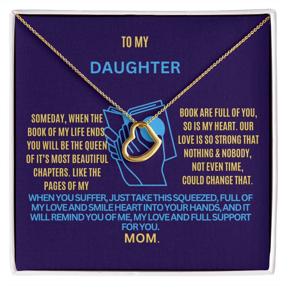 To My Daughter, You are an Important Part of my Book of Life.