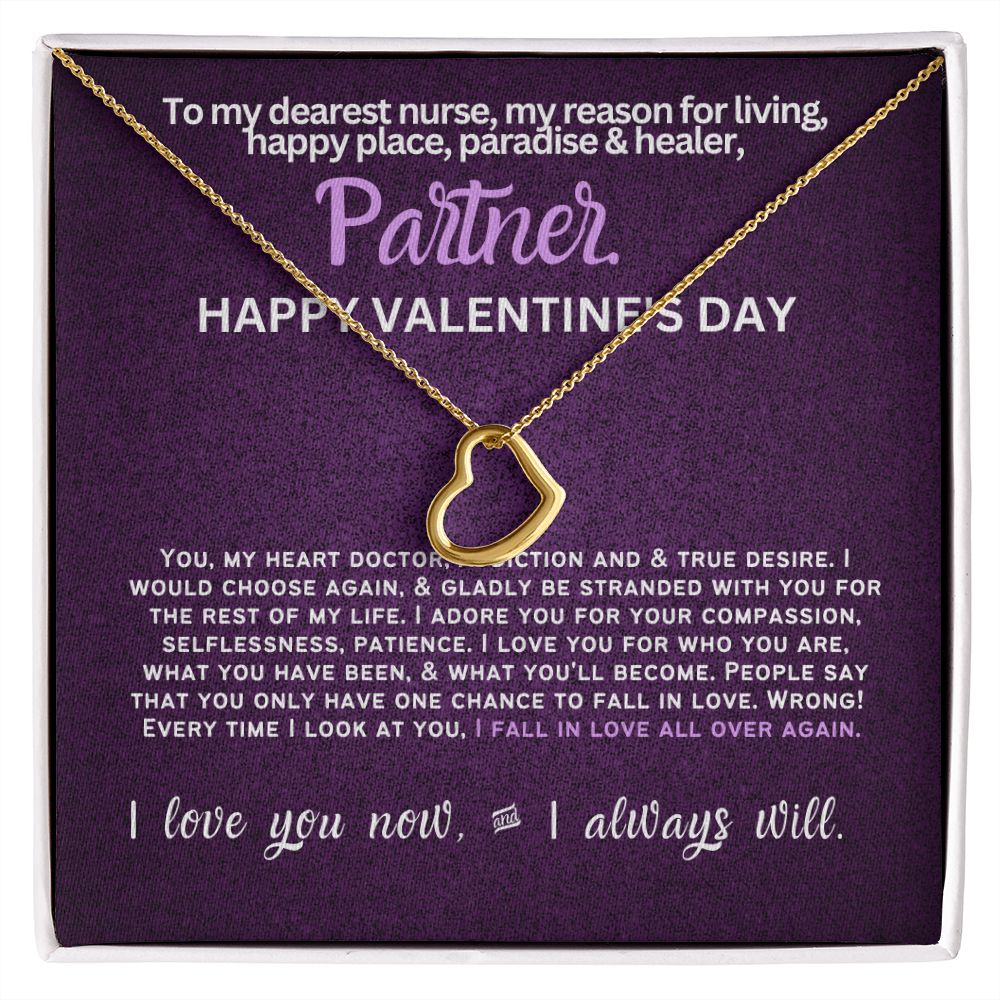 For my nurse wife or girlfriend for Valentine's Day,