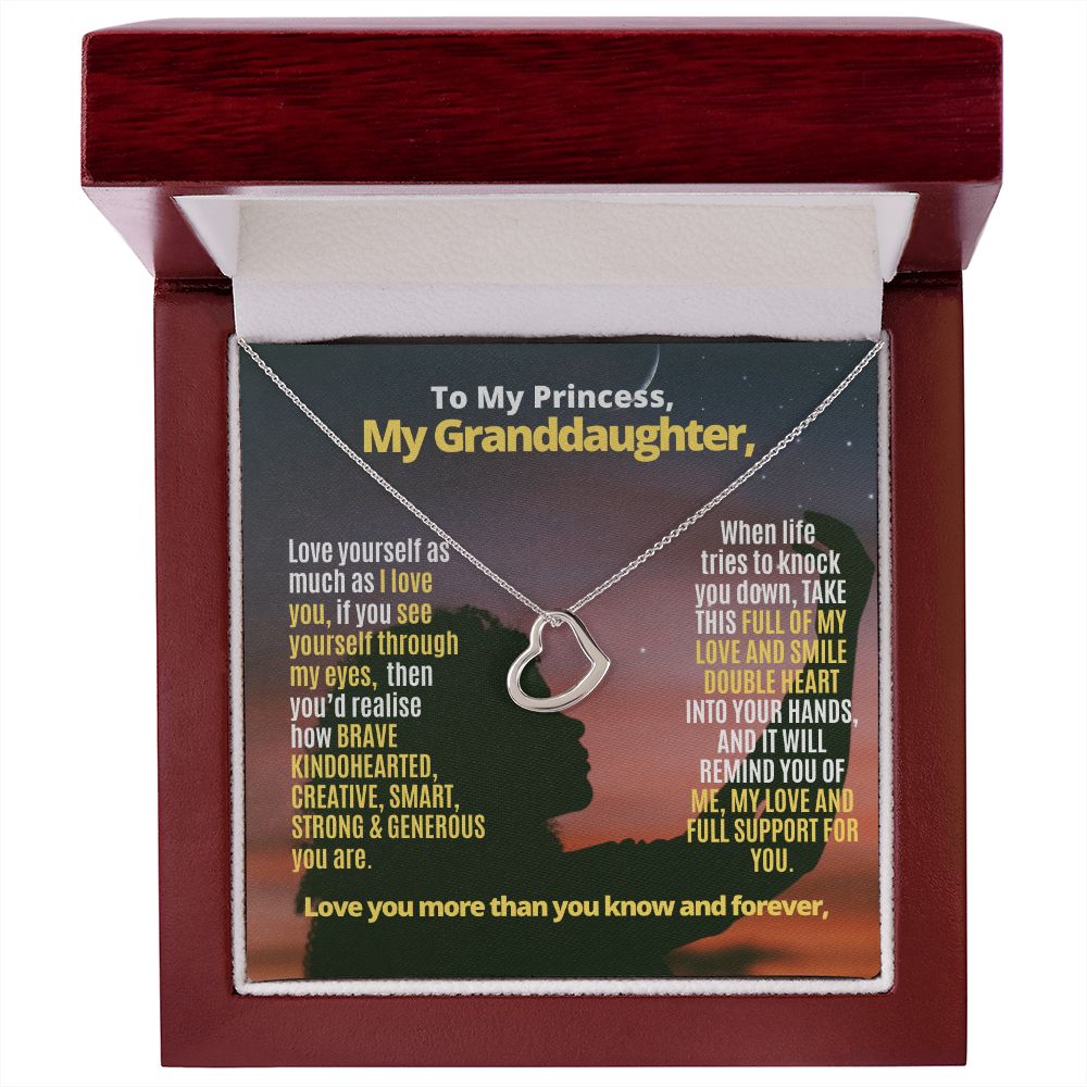 To My Granddaughter, love yourself.