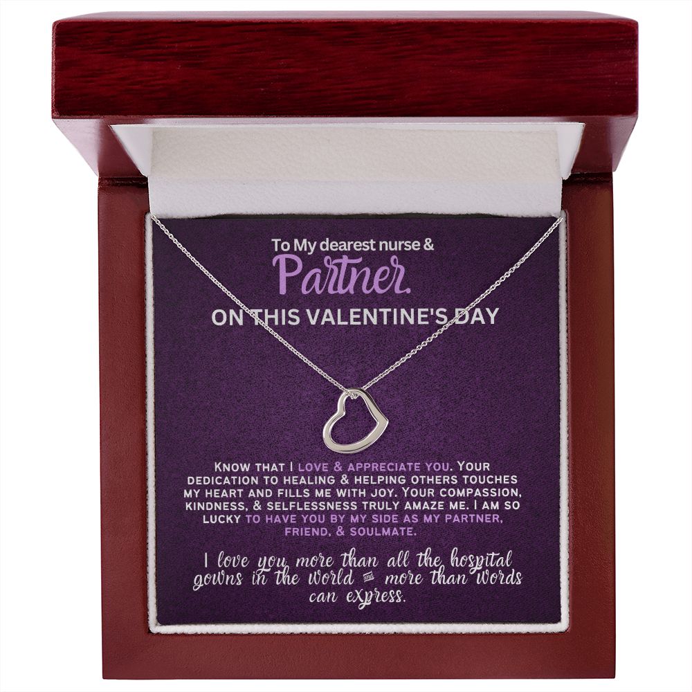 For my nurse wife or girlfriend for Valentine's Day,