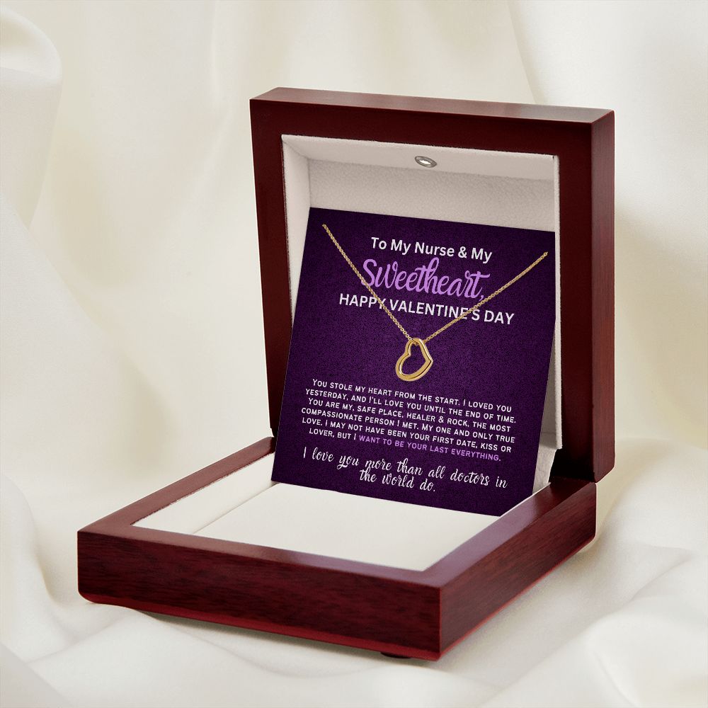 For my nurse wife or girlfriend for Valentine's Day,
