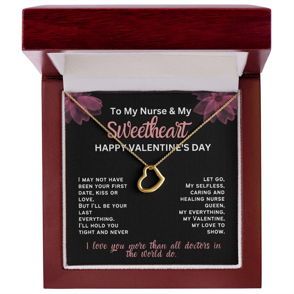 For my nurse wife or girlfriend for Valentine's Day,