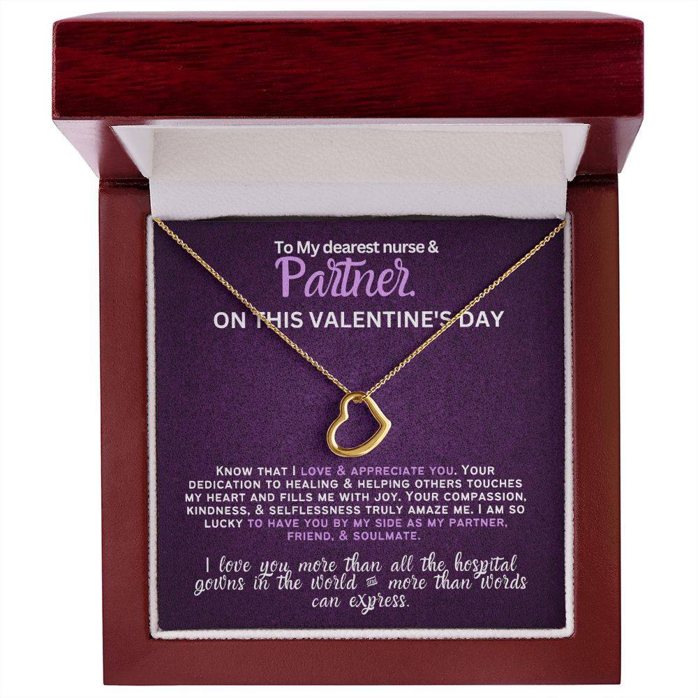 For my nurse wife or girlfriend for Valentine's Day,