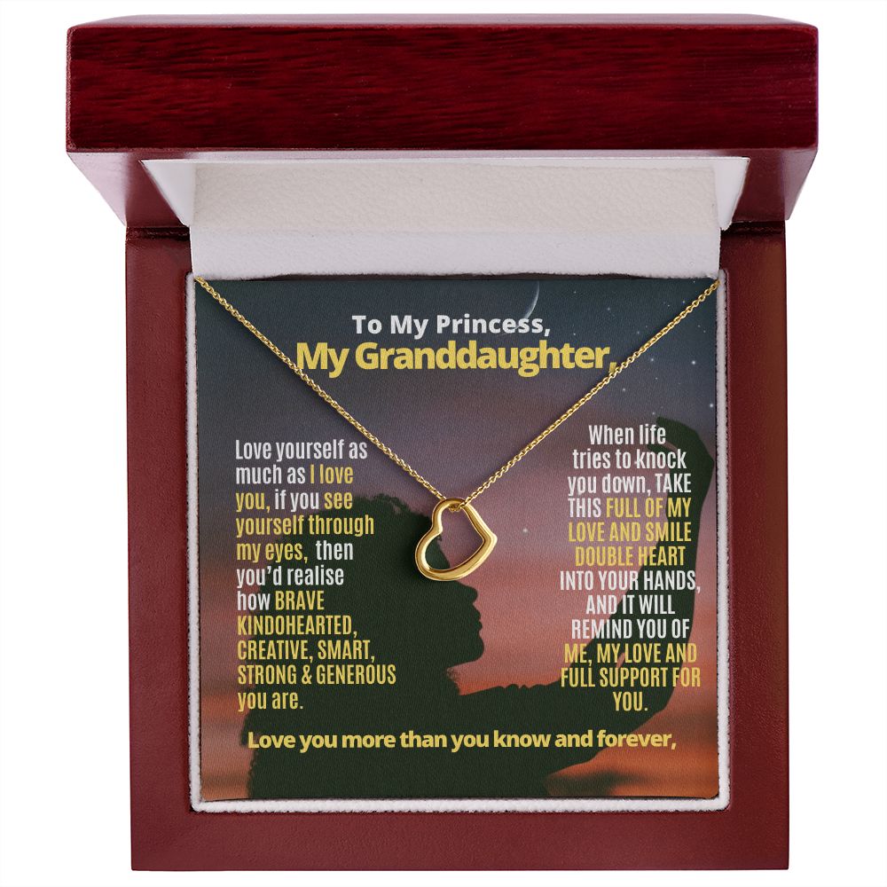 To My Granddaughter, love yourself.