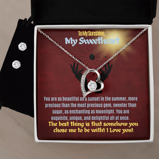 To My Sweetheart, you are my treasure, for a girlfriend or wife.