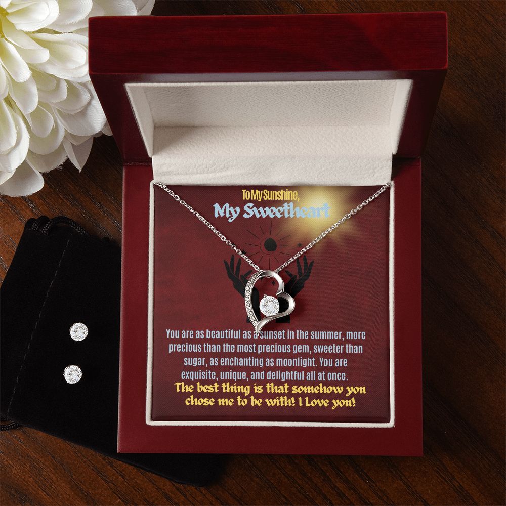 To My Sweetheart, you are my treasure, for a girlfriend or wife.