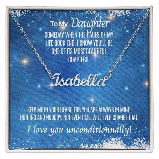 To my daughter book of my life.