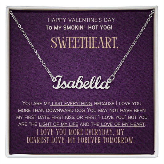 To My Smokin' Hot Yogi Wife or Girlfriend.