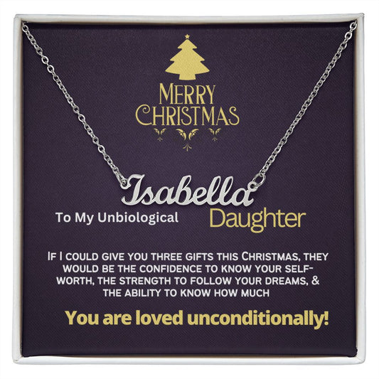 Merry Christmas to My Unbiological Daughter