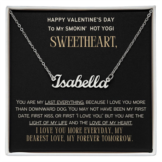 To My Smokin' Hot Yogi Wife or Girlfriend.