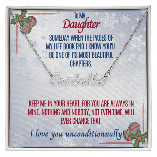 To my daughter Book of life.