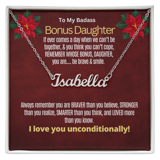 Badass bonus daughter If I'm not here, remember me.