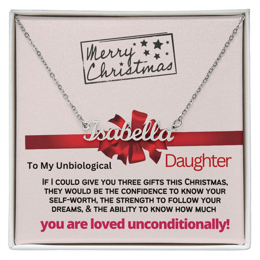 Merry Christmas to My Unbiological Daughter