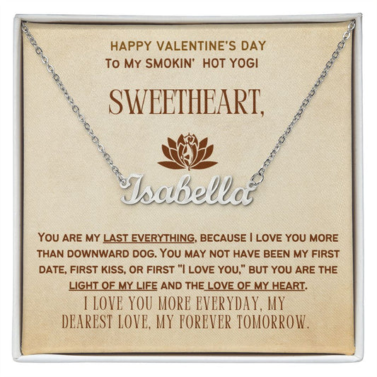 To My Smokin' Hot Yogi Wife or Girlfriend.