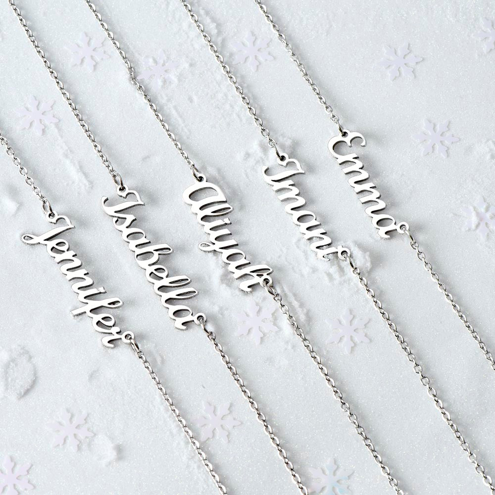 Custom Name Necklace Gift - To My Daughter - Order now for Free Shipping Before Cut off Dates