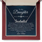 Custom Name Necklace Gift - To My Daughter - Order now for Free Shipping Before Cut off Dates