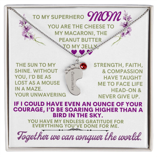 To my mom to thank her for everything.