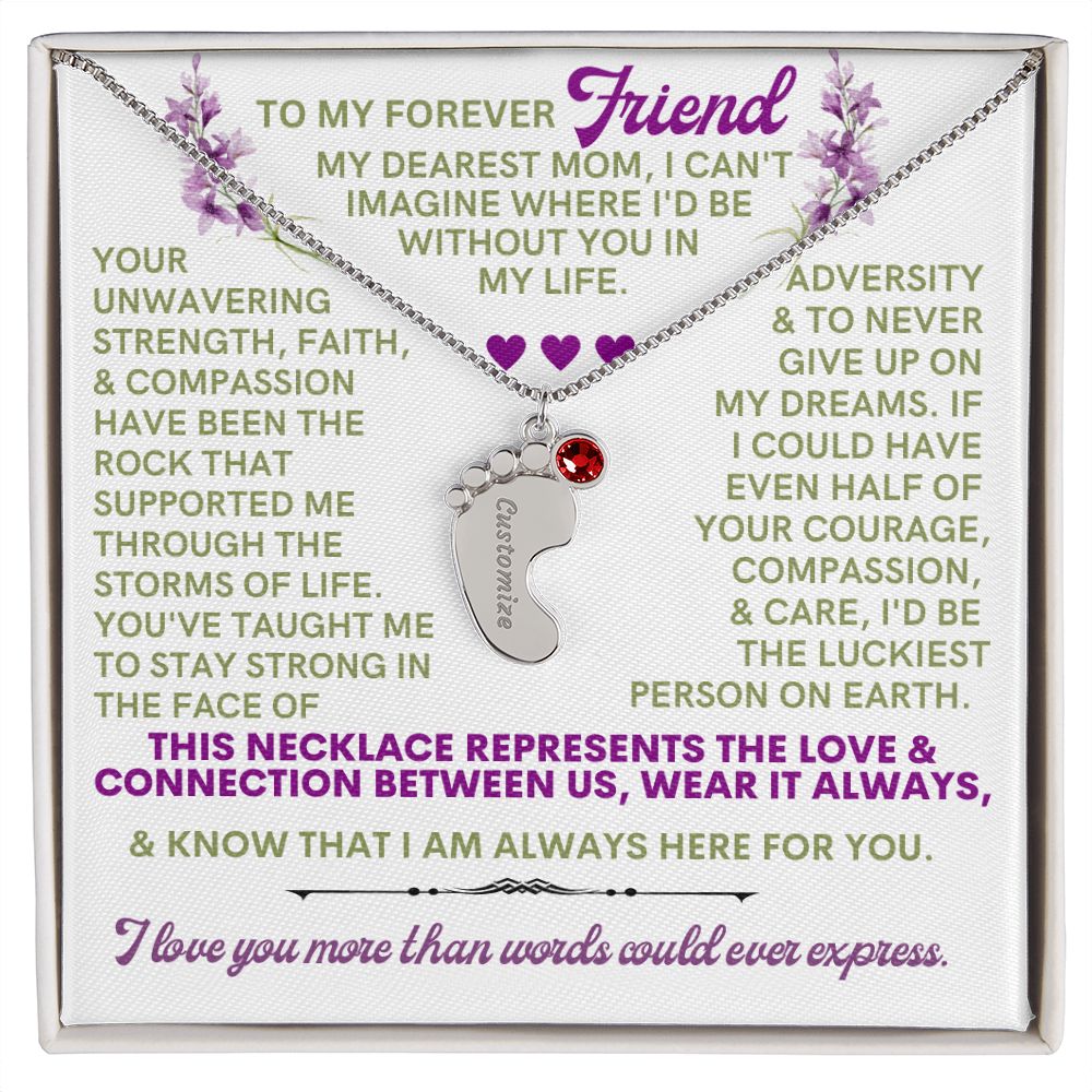 To my mom to thank her for everything.
