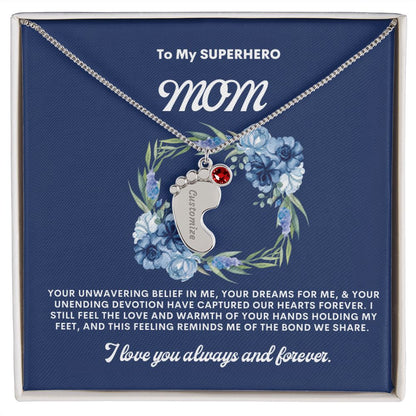 Necklace for Mom, Baby's Foot