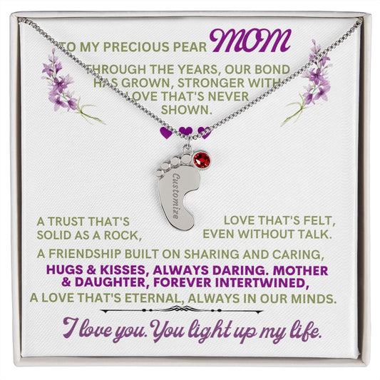To my mom to thank her for everything.