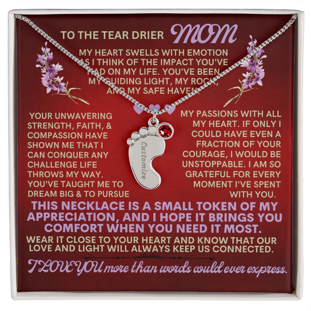 To my mom to thank her for everything.