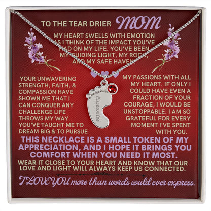 To my mom to thank her for everything.