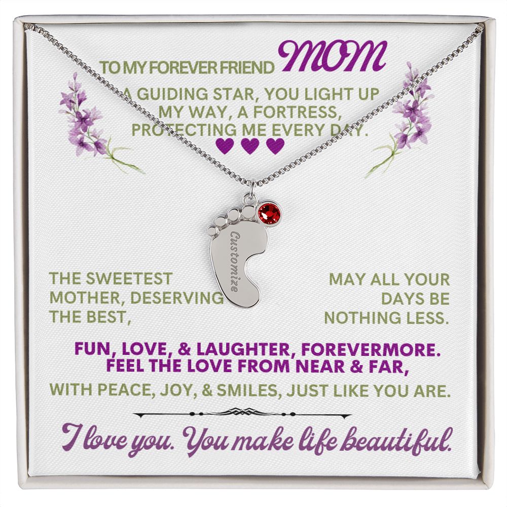 To my mom to thank her for everything.