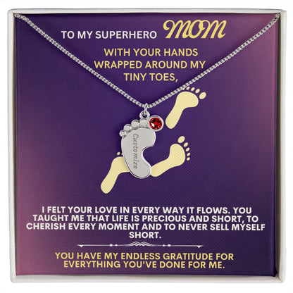 To my mom, thank you.