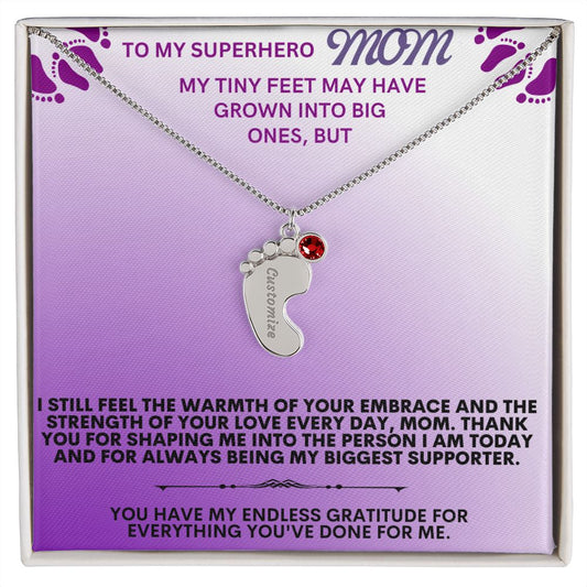 To my mommy, thank you.