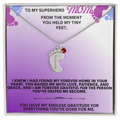 To my mommy, thank you.