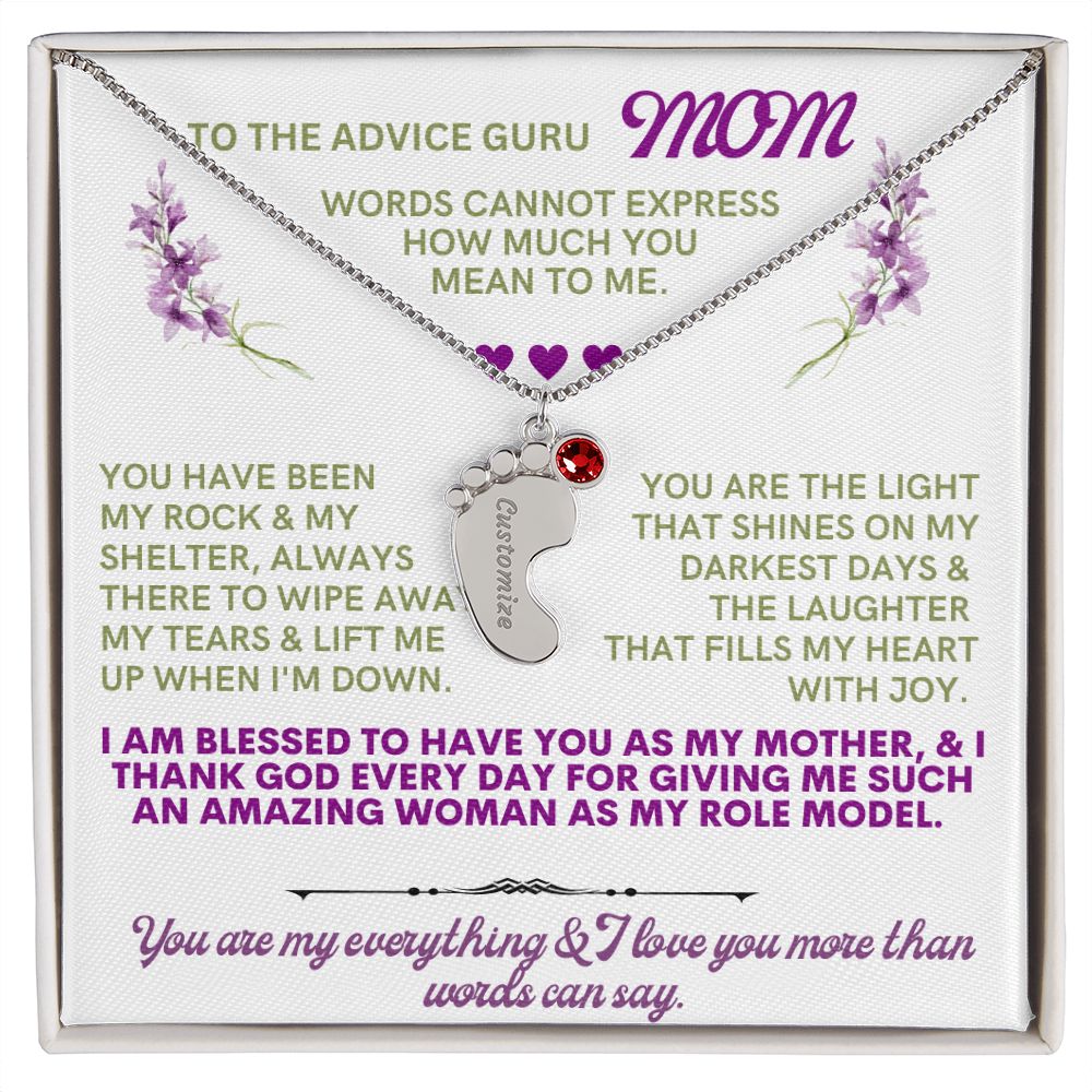 To my mom to thank her for everything.