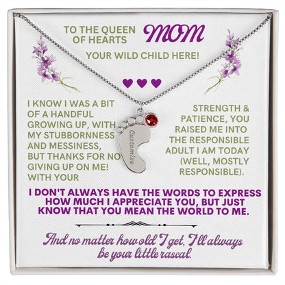 To my mom to thank her for everything.