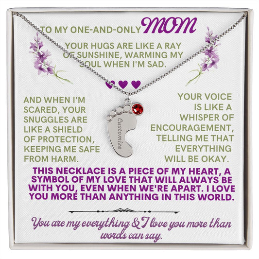 To my mom to thank her for everything.