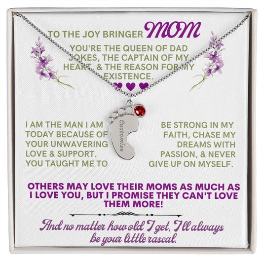 To my mom to thank her for everything.