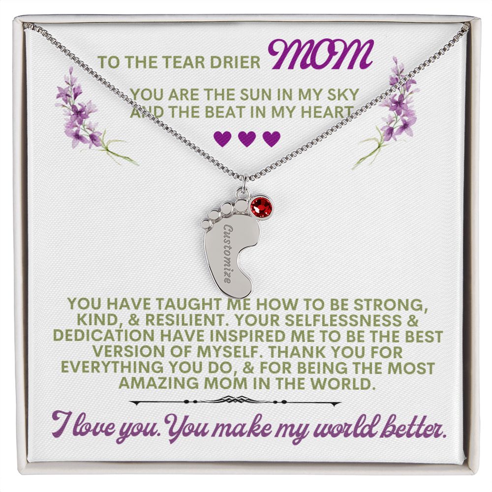 To my mom to thank her for everything.