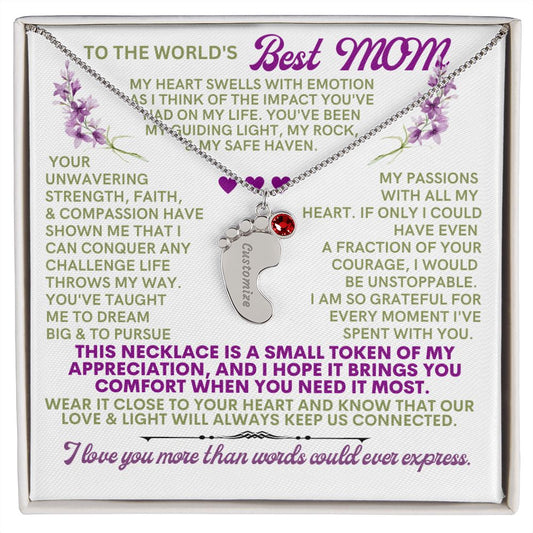 To my mom to thank her for everything.